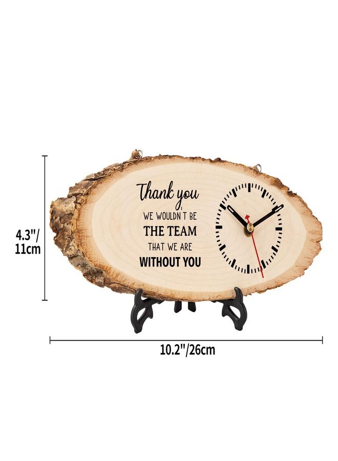 Calibron Boss Gifts for Men, Appreciation Gifts for Employee Boss Wooden Clock, Retirement Gift Going Away Gifts for Leader Manager Coach DIY Clock Large - Image 5