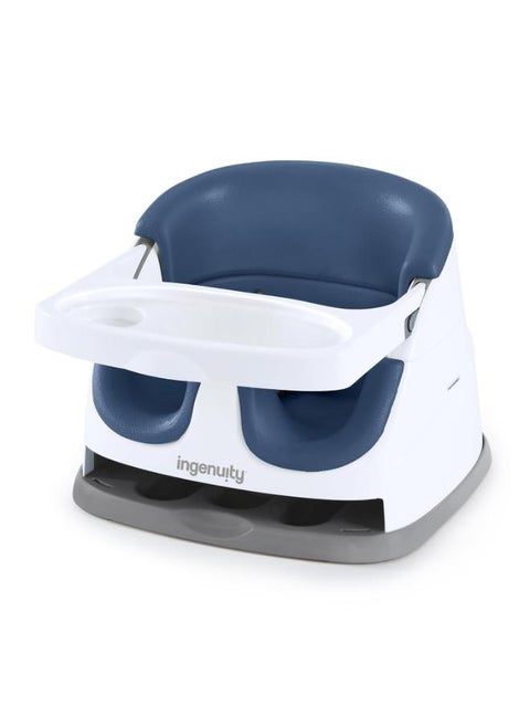 2-in-1 BoosterFloor Seat with Self-Storing Tray