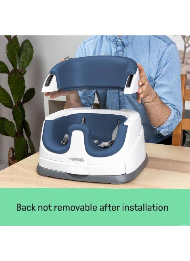 2-in-1 BoosterFloor Seat with Self-Storing Tray