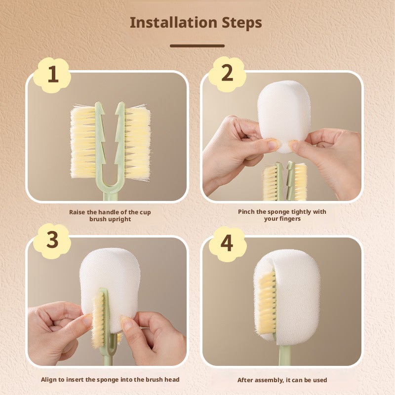 5-in-1 Multi-functional Bottle Brush Cleaning Set - Image 3