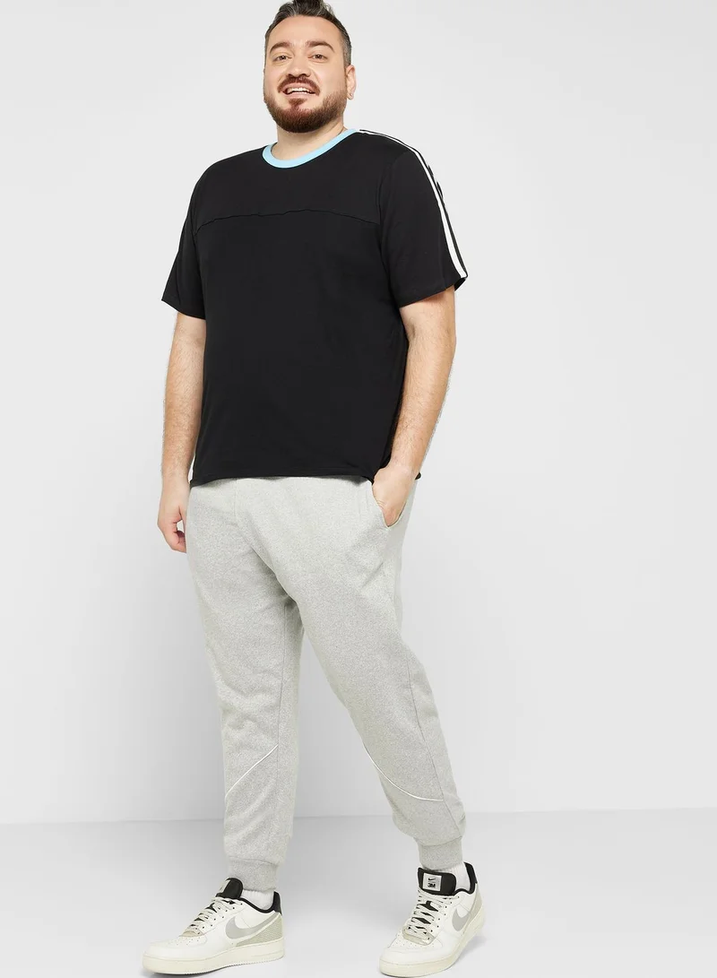 Seventy Five Plus Size Tape T Shirt