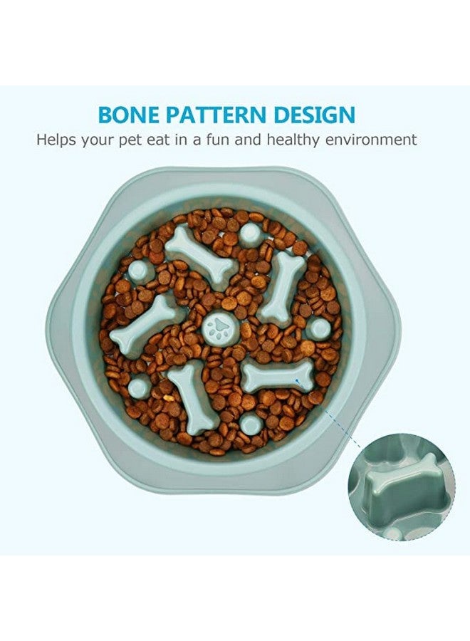 Anti-Chocking Slow Feeding Dog Bowl, Interactive Bloat Stop Bowl Dishes Non-Slide Dog Lick Treat Bowl | Dog Puzzle Bowl (Green) - Image 3