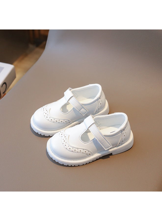 Fall New Girls' Single-layer Shoes Korean Fashion All-match Children's Leather Shoes Princess Shoes Trendy Casual Shoes