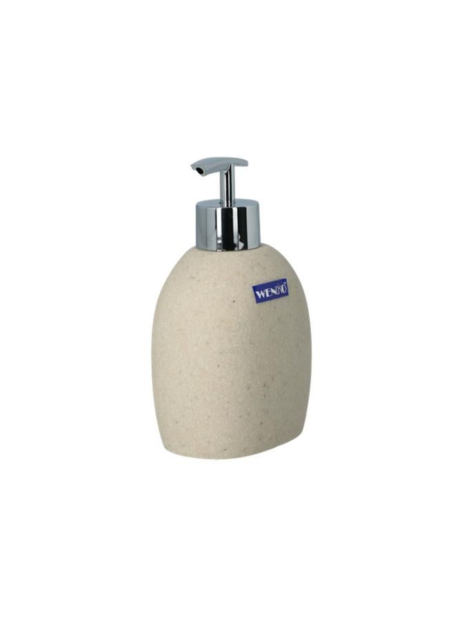 Wenko Puro Soap Dispenser Beige And Silver 295Ml - Image 2