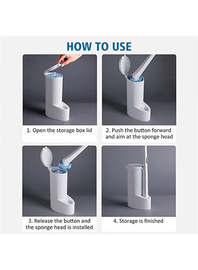 SKY-TOUCH Disposable Toilet Bowl Cleaning Brush  - Image 3