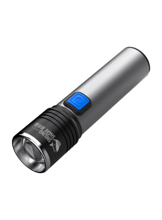Smiling Shark 615 Flashlight, High Brightness Rechargeable Outdoor Ultra-bright Long-range Compact Mini Portable Led Household Usb Durable Light - Image 4