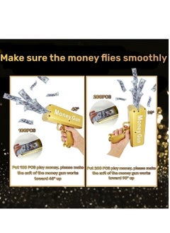 ELTRAZONE Handheld Money Gun Cash Shooter for Parties & Events | Fun Paper Toy for Celebrations, Photoshoots, and Themed Parties | Ideal for Birthdays, Weddings, Festivals, and Special Occasions | Unique Party Favor Gift Idea  - Image 5