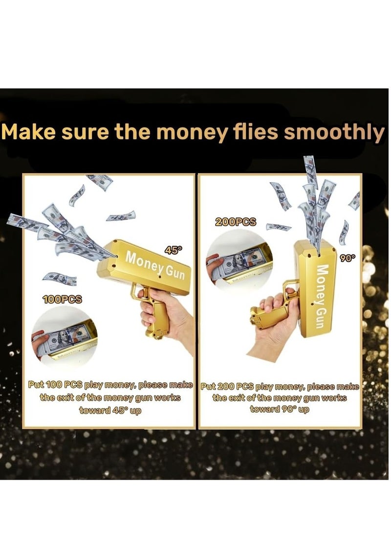 ELTRAZONE Handheld Money Gun Cash Shooter for Parties & Events | Fun Paper Toy for Celebrations, Photoshoots, and Themed Parties | Ideal for Birthdays, Weddings, Festivals, and Special Occasions | Unique Party Favor Gift Idea  - Image 5