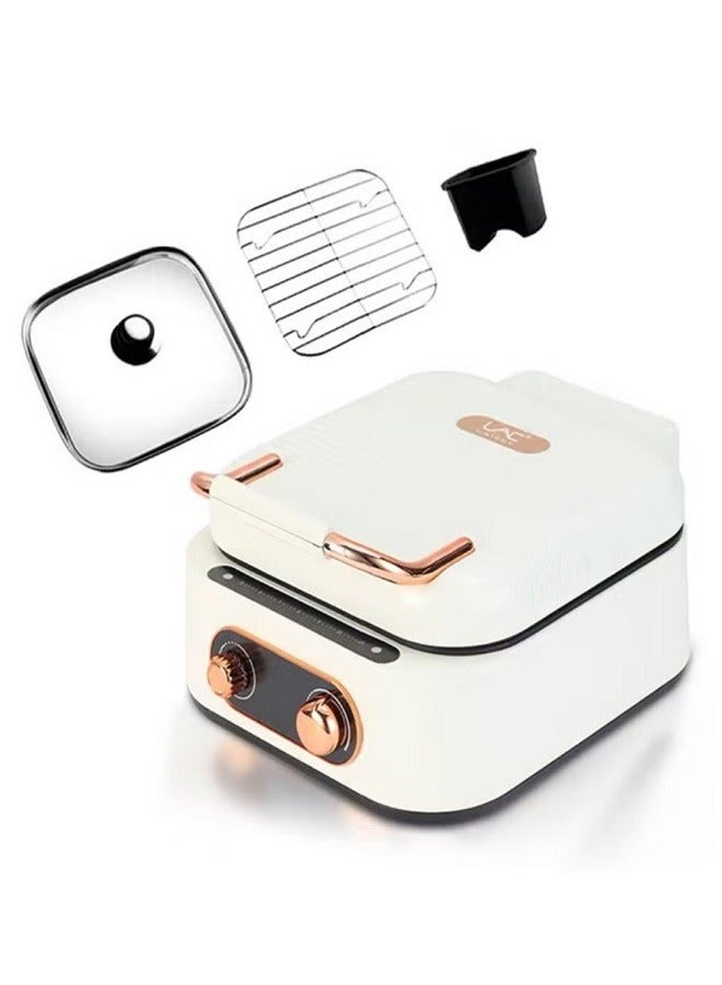 LAC آلة صنع الفطائر الكهربائية متعددة الوظائف، مقلاة منزلية، طنجرة ساخنة، مقلاة غير لاصقة - Image 2