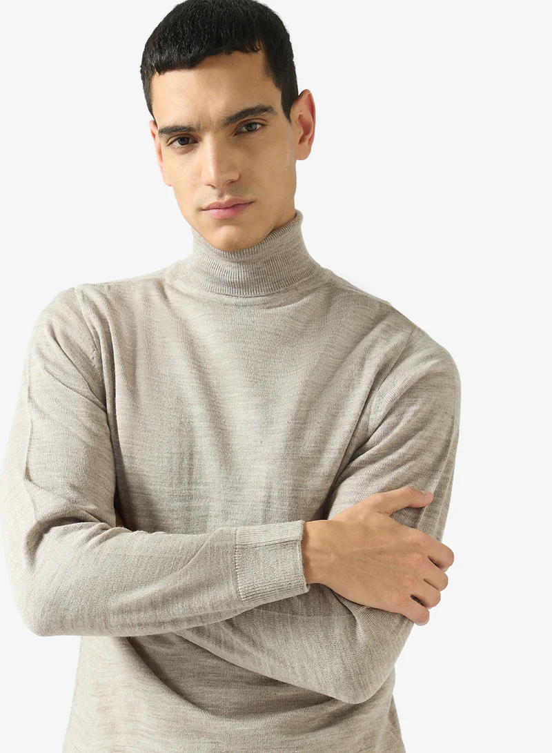 Robert Wood  Casual High Neck Pullover Sweater for Men | Best Price UAE