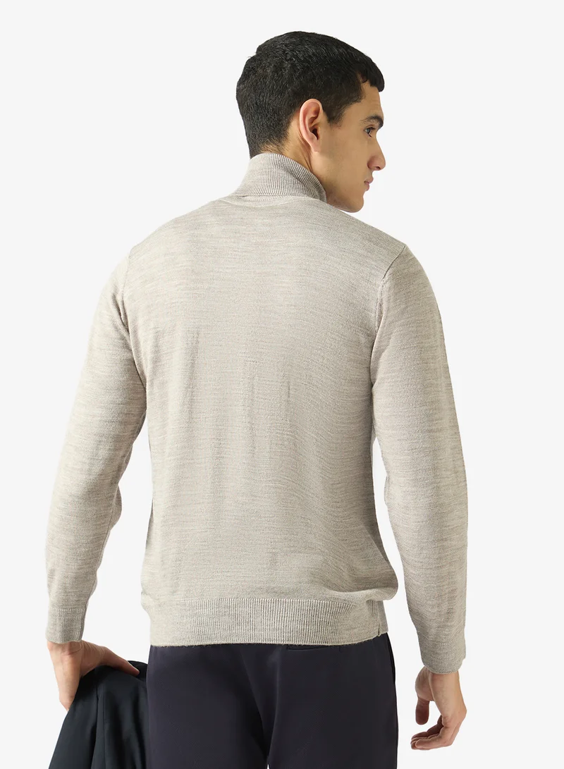 Robert Wood  Casual High Neck Pullover Sweater for Men | Best Price UAE