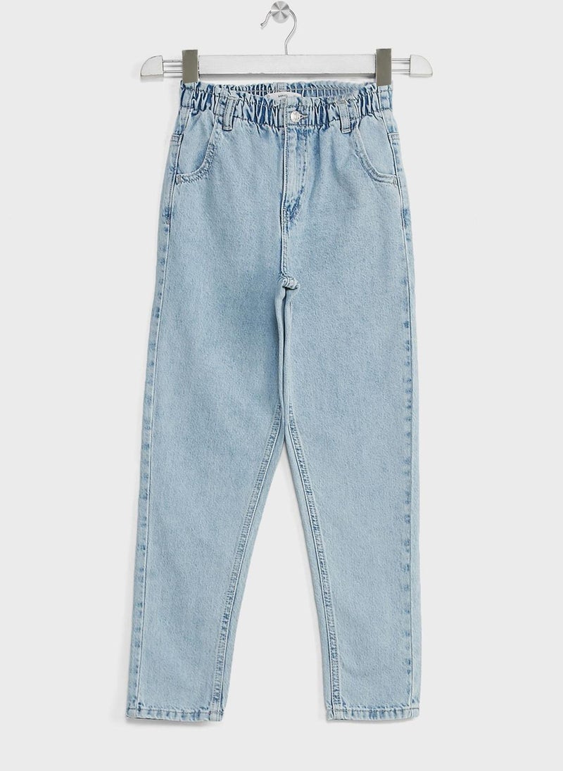 MANGO - Kids Paperbag Jeans - Image 1