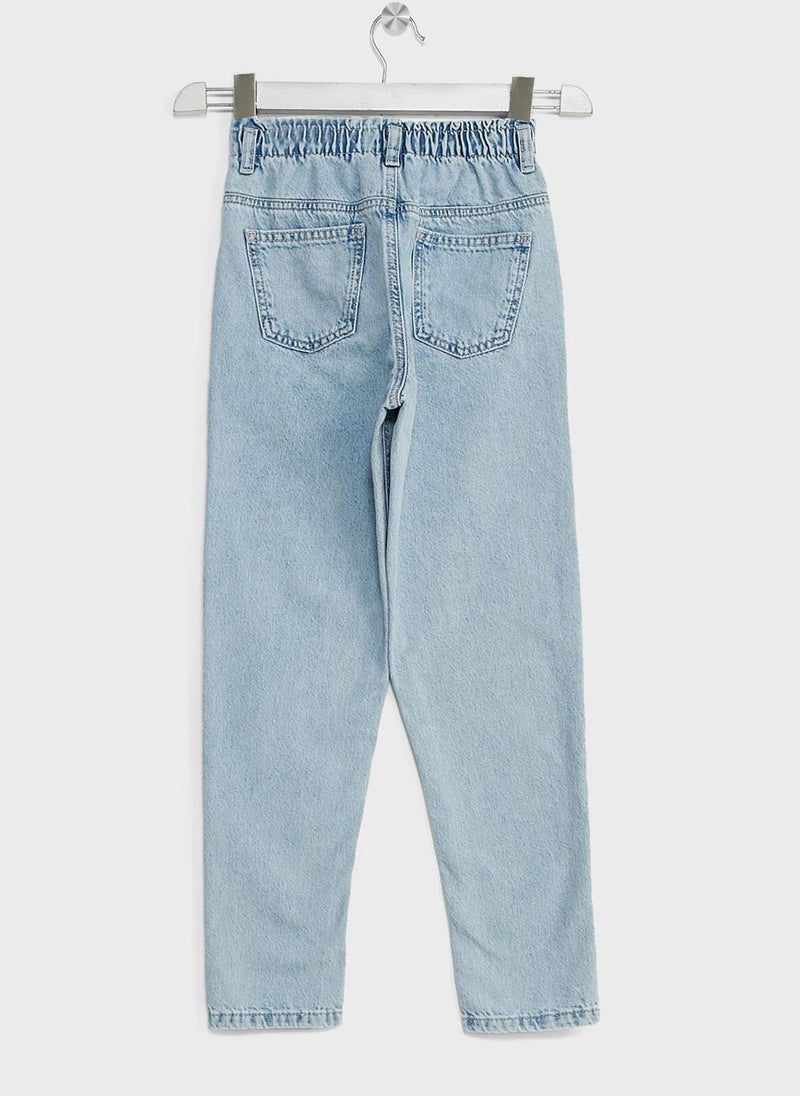 MANGO - Kids Paperbag Jeans - Image 1