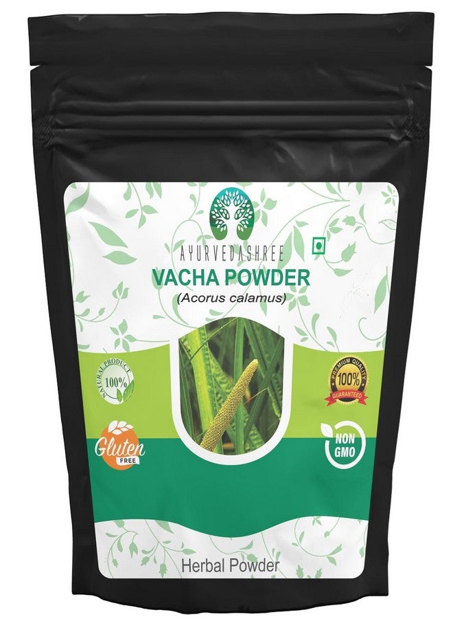 AYURVEDASHREE بودرة الكالاموس AYURVEDASHREE 50 جرام | بودرة فاشا | أكوروس كالاموس | عشب ذو رائحة عطرية عالية | يدعم المعدة | بودرة جذر أكوروس كالاموس | علم الأعلام | فاسامبو  - Image 4