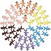 FOIMAS 60pcs Mini Plastic Babies1 Inch Colorful Tiny Baby Dolls for Baby Shower Ice Cube Game Craft Mardi Gras Decoration Supply - Image 3