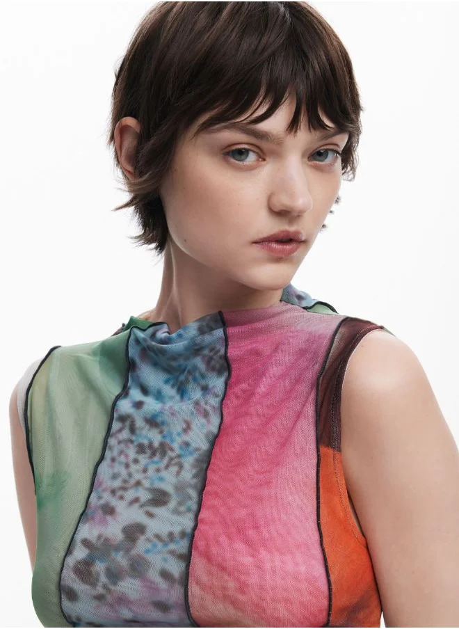 DESIGUAL Arty Print T-Shirt