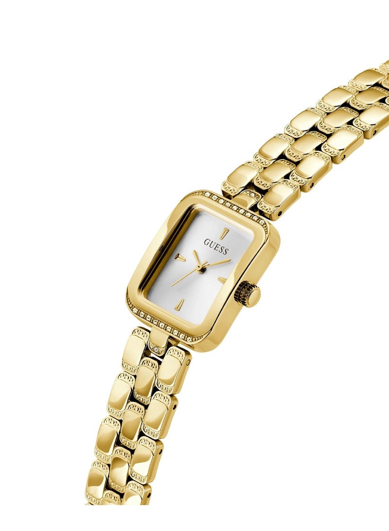 GUESS ساعة إيزلا النسائية التناظرية الكوارتز الذهبية من الفولاذ المقاوم للصدأ GW0865L2 - Image 2