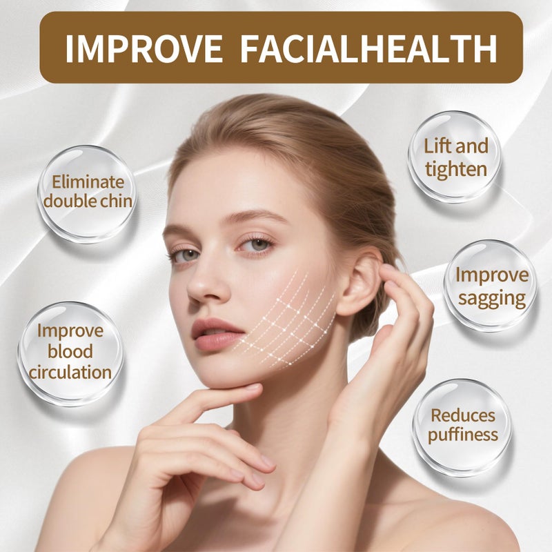 sprsum Lymphatic Contour Face Brushï¼ŒLymphatic Drainage Brushï¼ŒLymphatic Drainage Massagerï¼ŒGuasha Brush for Faceï¼ŒSuper Soft Drainage Massager for Puffiness,with Portable Case,Style A - Image 4