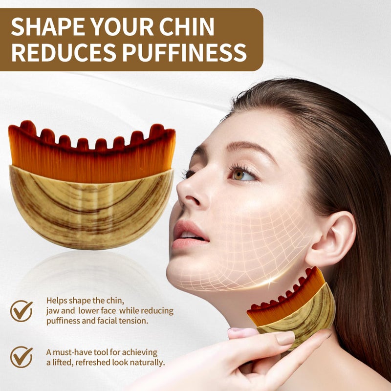 sprsum Lymphatic Contour Face Brushï¼ŒLymphatic Drainage Brushï¼ŒLymphatic Drainage Massagerï¼ŒGuasha Brush for Faceï¼ŒSuper Soft Drainage Massager for Puffiness,with Portable Case,Style A - Image 3