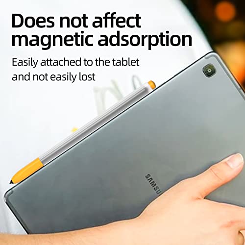 Joosko Compatible with Samsung Galaxy Tab S6 Lite S Pen Case, Translucent Silicone Non-Slip Cover for Galaxy Tab S6 Lite S Pen (Yellow) - Image 3