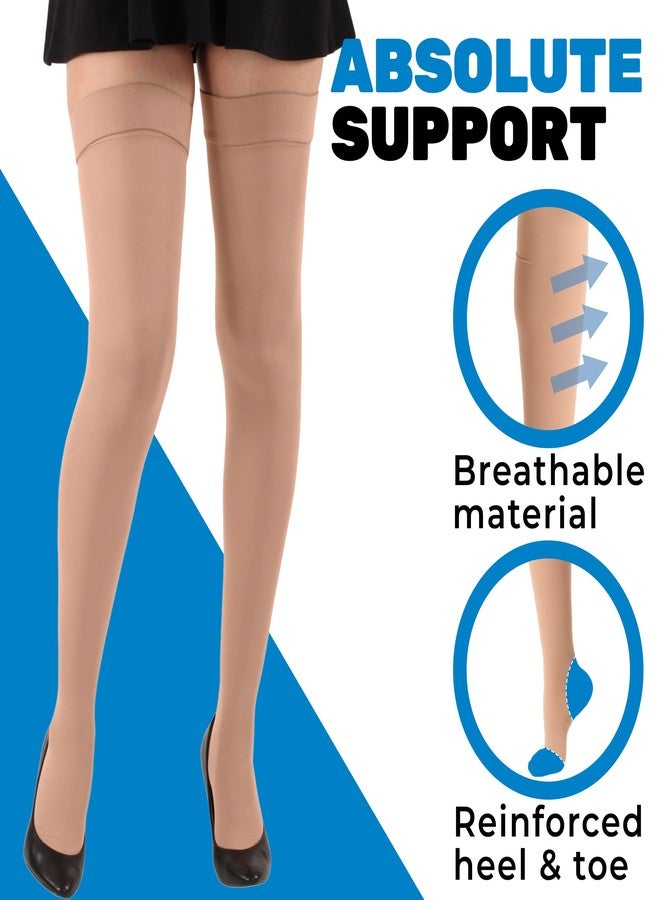 ABSOLUTE SUPPORT Support Hose For Women & Men, 20-30mmHg, A203SW - Image 5