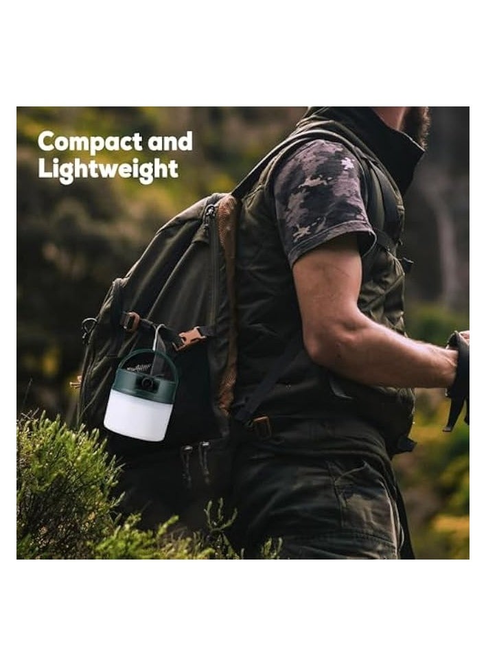 erorex Solar Camping Lantern with String Lights, 33ft Light Strip Easily Store, Rechargeable Lantern with 3 Modes, Waterproof Portable Tent Light, Camping Essentials for Hiking Power Outage  - Image 5