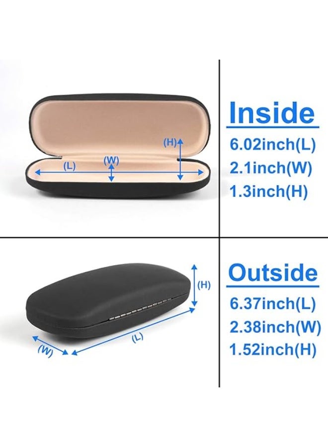 حافظة نظارات صلبة محمولة للنساء والرجال للنظارات الشمسية والنظارات الطبية - Image 2