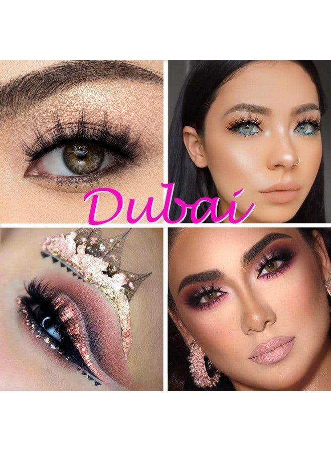 Eliace Lashes Wispy Luxury False Eyelashes Wispies Natural 3D Mink Eyelashes Faux Mink Lashes Fluffy Cat Eye Lashes Pack Professional Fake Eye Lashes Natural Look Reusable Strip Lashes 15 Pairs Dubai - Image 2
