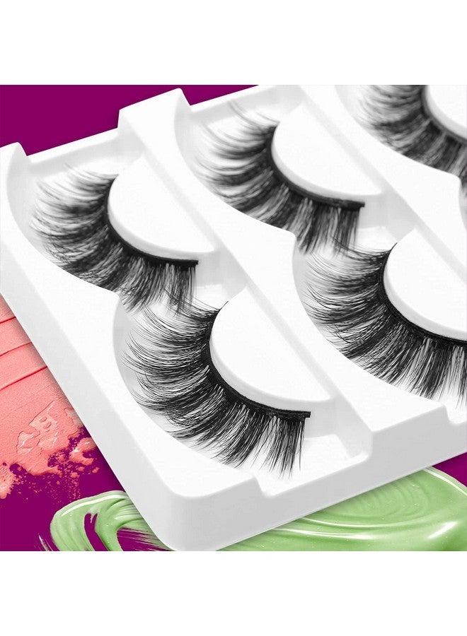 Eliace Lashes Wispy Luxury False Eyelashes Wispies Natural 3D Mink Eyelashes Faux Mink Lashes Fluffy Cat Eye Lashes Pack Professional Fake Eye Lashes Natural Look Reusable Strip Lashes 15 Pairs Dubai - Image 5