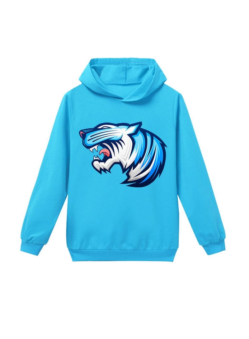 Mr Beast Lightning Cat  Hoodie Sweatshirts for Kids children