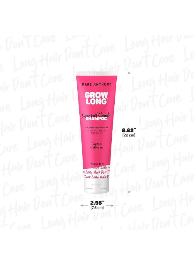 Marc Anthony Strengthening Grow Long Super Fast Strength Shampoo 250ml — Strengthens & Supports Hair Growth - Image 3