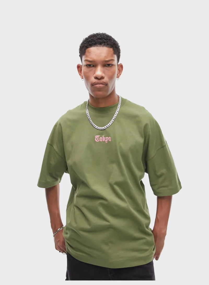 TOPMAN Oversized Fit T-Shirt