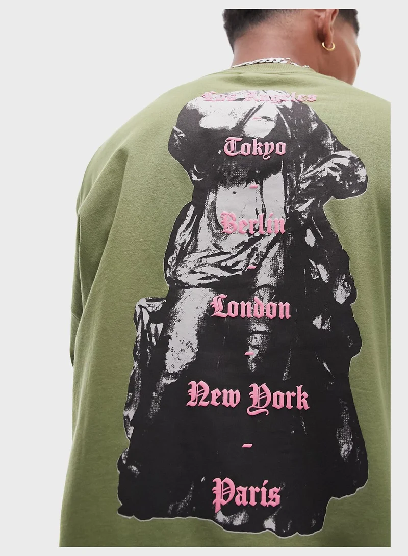 TOPMAN Oversized Fit T-Shirt