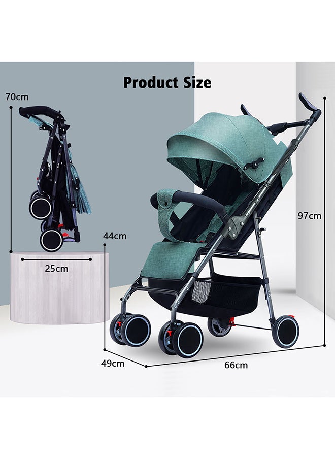 TDOO 2 In 1 Lightweight Baby Stroller With One Hand, 0 - 36 Month  - Image 2