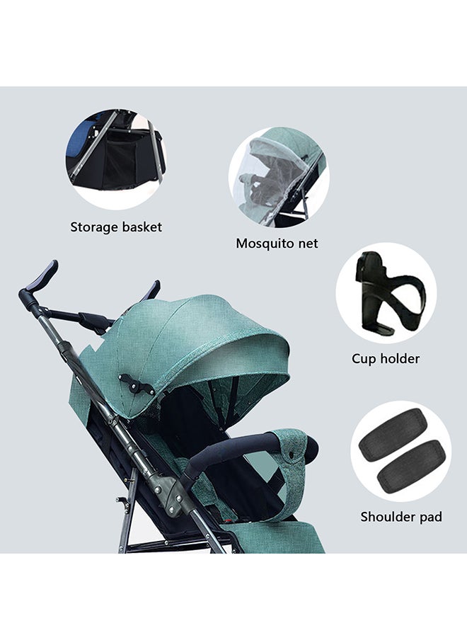 TDOO 2 In 1 Lightweight Baby Stroller With One Hand, 0 - 36 Month  - Image 4