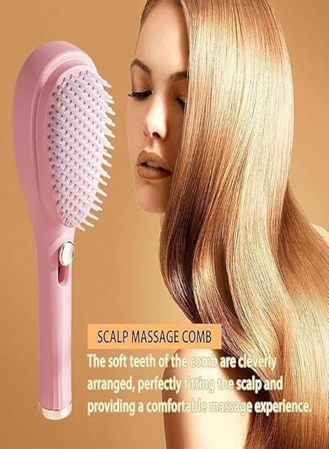NYCTAN Self Cleaning Hairbrush for Women | Telescopic Self Cleaning Brush | 2 in 1 Hair Comb | Hair Styling Comb | One Pull Clean Hairbrush | Hair Dressing Comb | Hair Comb unique - Image 4