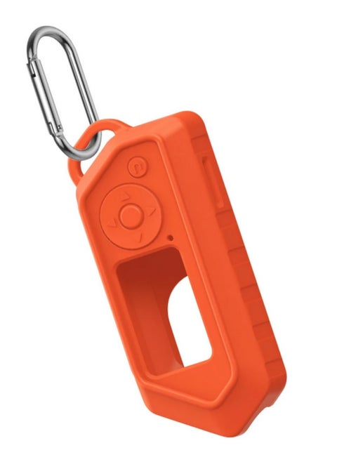 1pcs Silicone Protective Case with Portable Hook for Flipper Zero Full Coverage, Shockproof, Scratch-Resistant, Lightweight & Stylish Design (Orange)