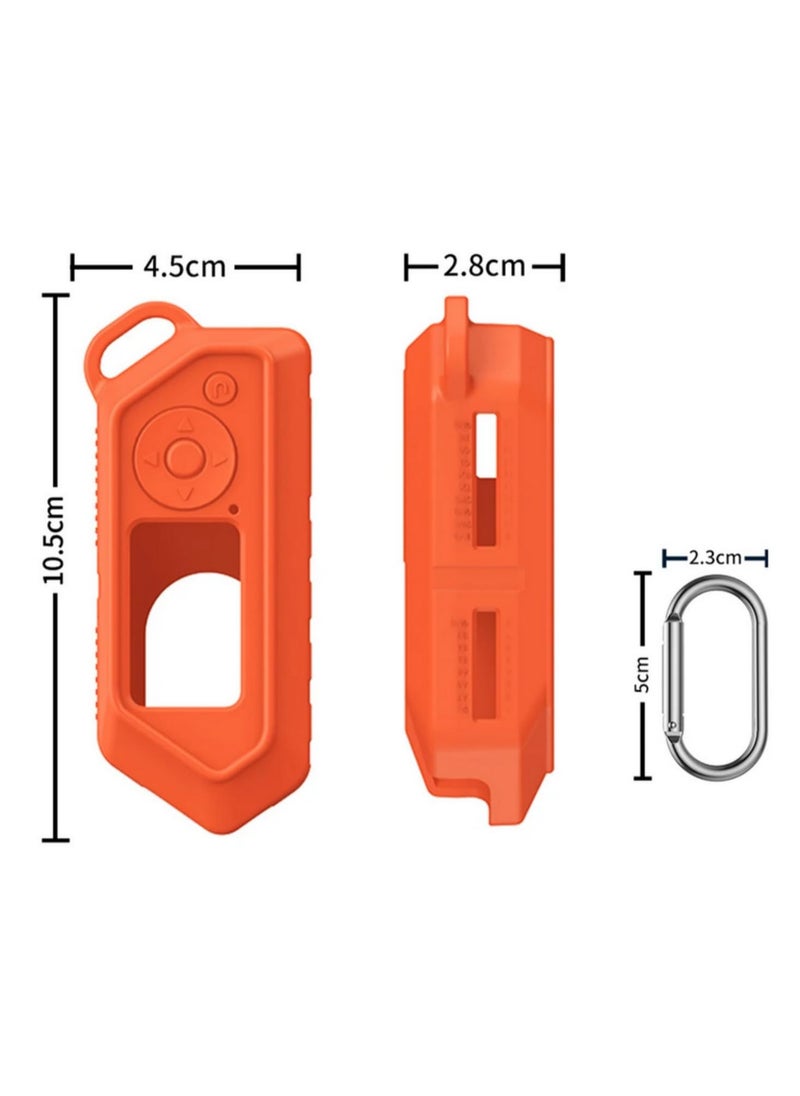 Generic - 1pcs Silicone Protective Case with Portable Hook for Flipper Zero Full Coverage, Shockproof, Scratch-Resistant, Lightweight & Stylish Design (Orange) - Image 1