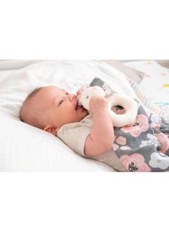 Stephen Joseph Stephen Joseph, Baby Soft Plush Ring Rattle, Panda  - Image 3