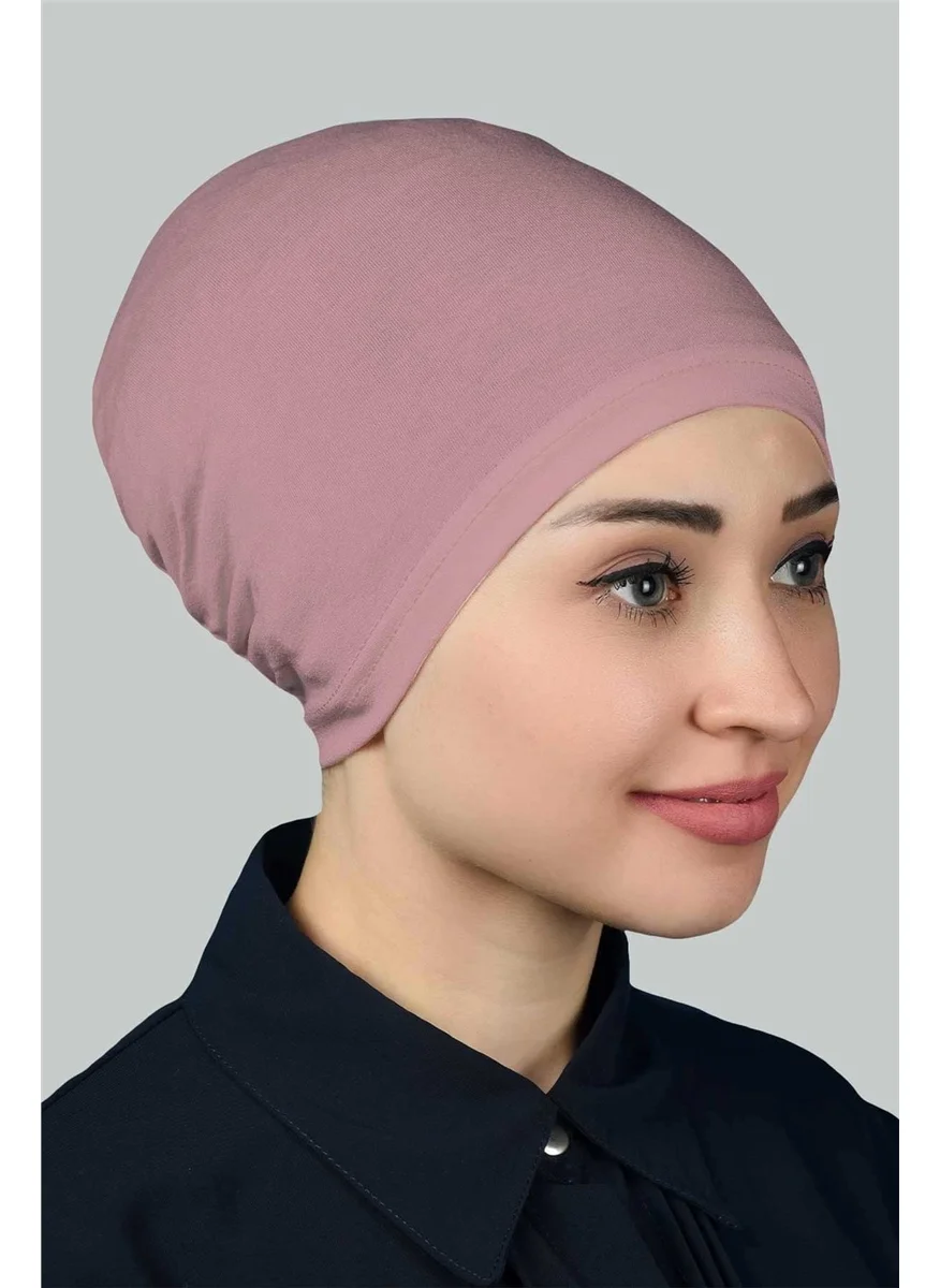 Altobeh Ready-made Practical Elastic Hijab Bonnet - Dark Pink