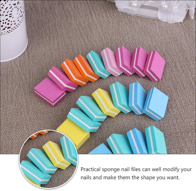 10pcs Sponge Nail Files Nail Polish Squares Small Buffers Manicure File Blocks for Home Salon Repair and Shaping - Image 3