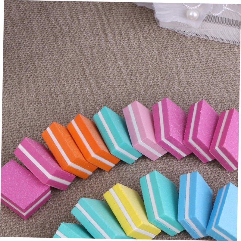 10pcs Sponge Nail Files Nail Polish Squares Small Buffers Manicure File Blocks for Home Salon Repair and Shaping - Image 5