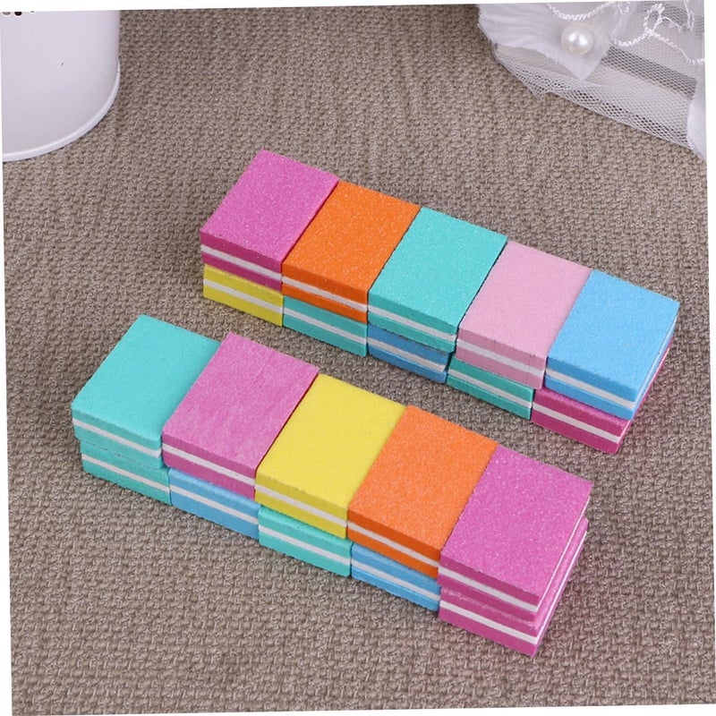 10pcs Sponge Nail Files Nail Polish Squares Small Buffers Manicure File Blocks for Home Salon Repair and Shaping - Image 4