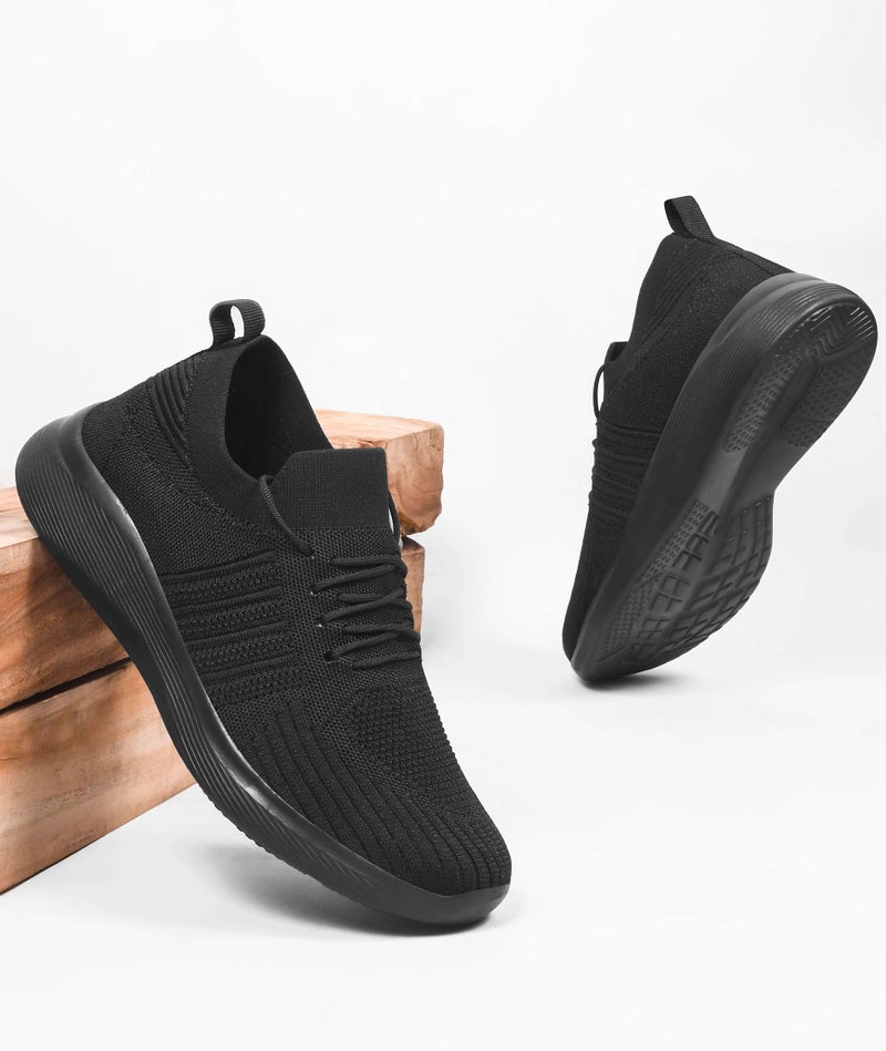 Face Black Sneakers for Men - Image 1