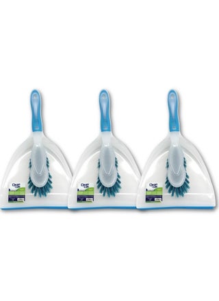 Clean & Care 3 Set Dustpan and Brush Set Durable Multi Purpose Lightweight Cleaning Solution with Stiff Bristles Ergonomic Grip Assorted Colors Efficient Cleaning Perfect for Home Office Car - pzsku/Z088D33B8FC881286F68EZ/45/_/1722500720/6f38b020-d282-4cce-ba51-52c1e997dbb1