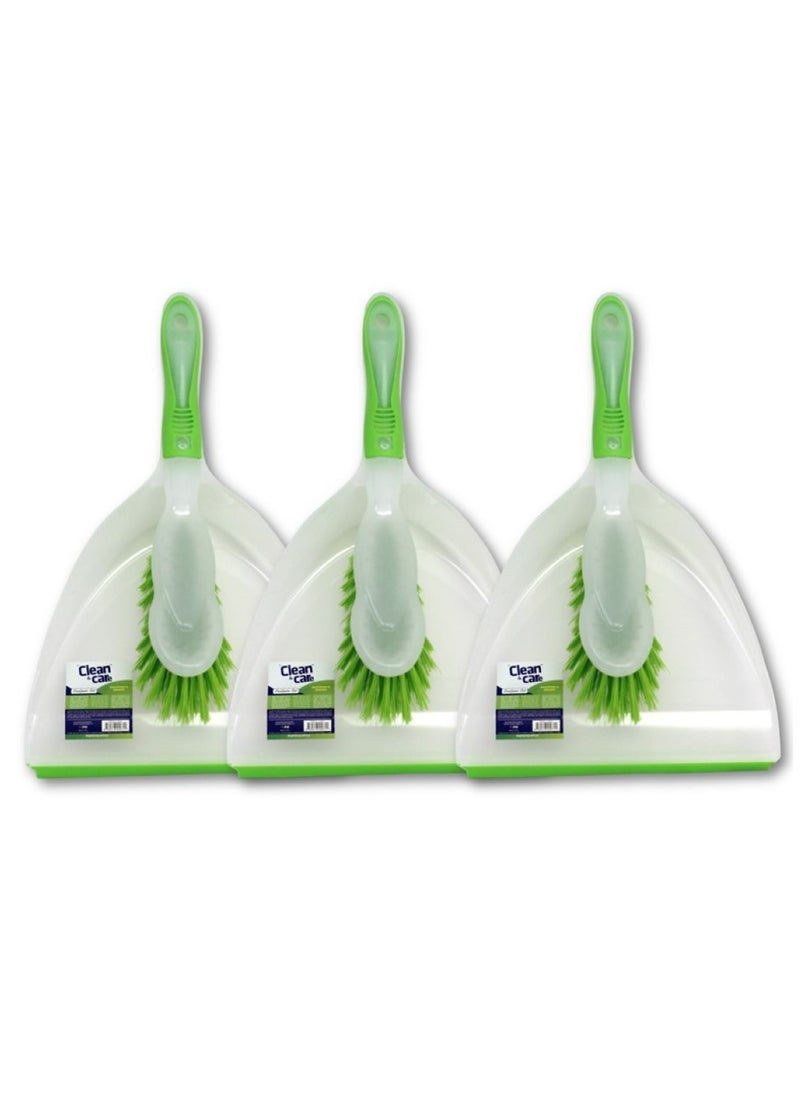 Clean & Care 3 Set Dustpan and Brush Set Durable Multi Purpose Lightweight Cleaning Solution with Stiff Bristles Ergonomic Grip Assorted Colors Efficient Cleaning Perfect for Home Office Car - pzsku/Z088D33B8FC881286F68EZ/45/_/1722500749/96aace19-4e2b-4bec-af35-60ea6253e0d3