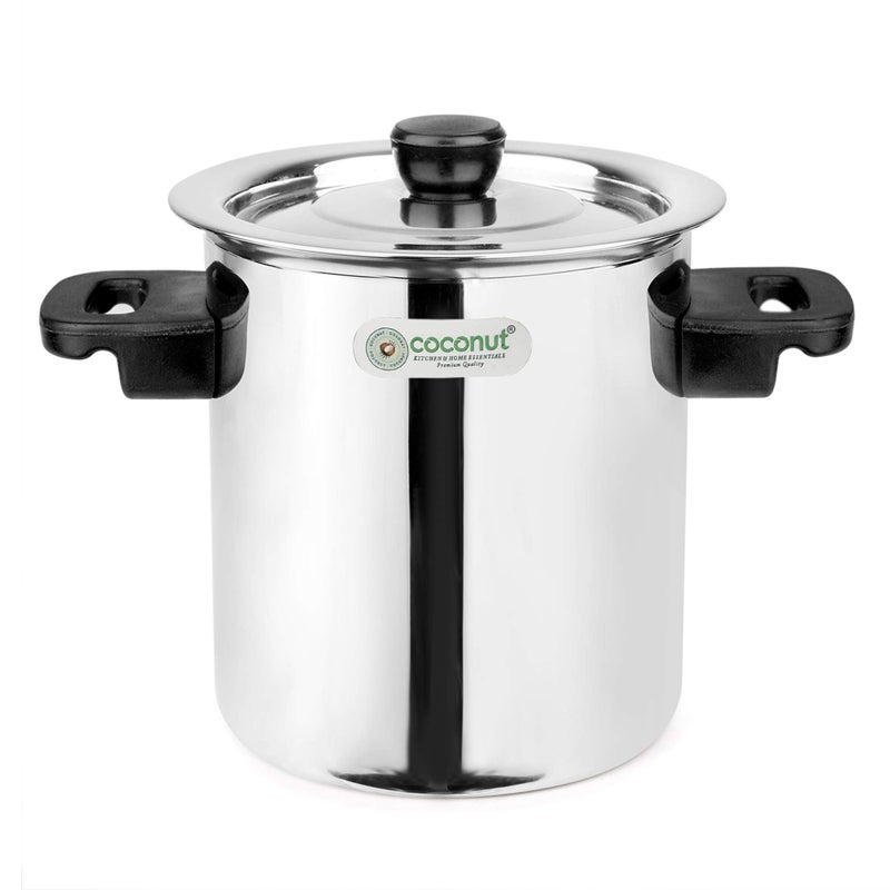 Coconut Coconut Stainless Steel Traditional Milk Boiler/Tall Milk Boiler - Capacity - 2000ML  - Image 1