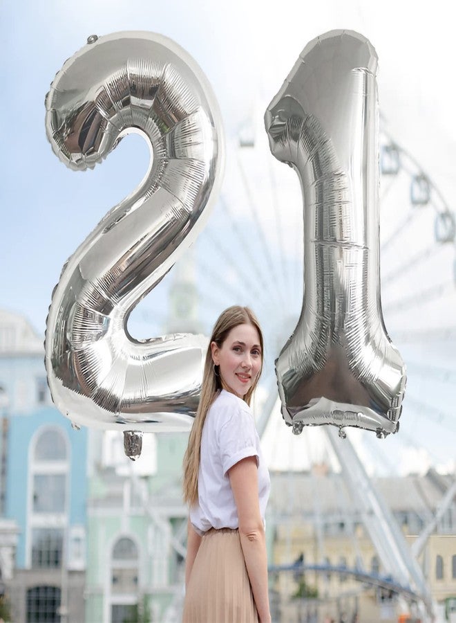 إيشيلب بالون رقم 37 من إيشيلب، مقاس 40 بوصة، مصنوع من رقائق معدنية، بالون عملاق جامبو رقم 37، مثالي لتزيين حفلات أعياد الميلاد، وحفلات الزفاف، والذكرى السنوية، وحفلات التخرج، باللون الفضي. - Image 3