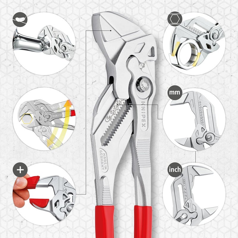 KNIPEX 86 03 300 Pliers Wrench - Dual Use Tool - 300mm - Image 2
