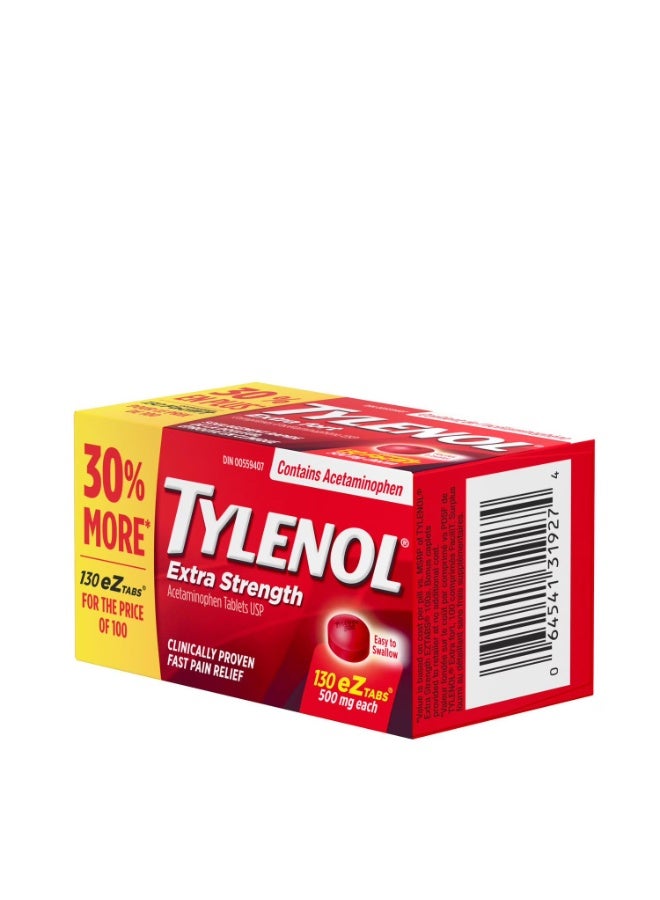 تايلينول إكسترا سترينث 130 قرصًا إيزيًا 500 ملغ لكل قرص - Image 4